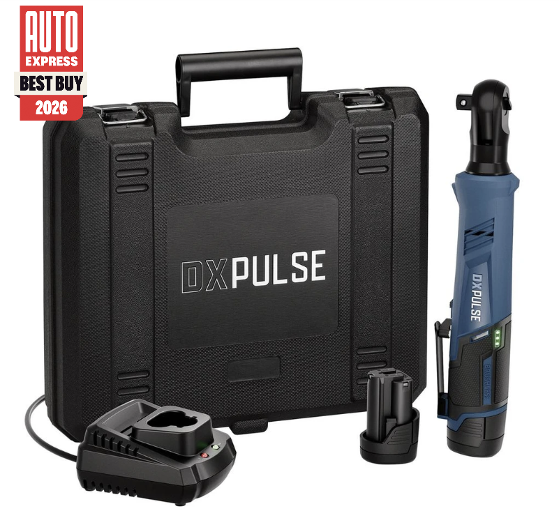 Draper DXPulse 12v Cordless Ratchet Wrench Kit Draper DXPulse 12v Cordless Ratchet Wrench Kit stock no 29542