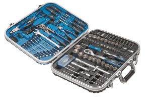 Draper https://www.drapertools.com/product/32027/Mechanics-Tool-Kit-(127-Piece)