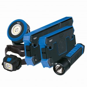 Draper Tools Wireless Rechargeable Lighting range. 